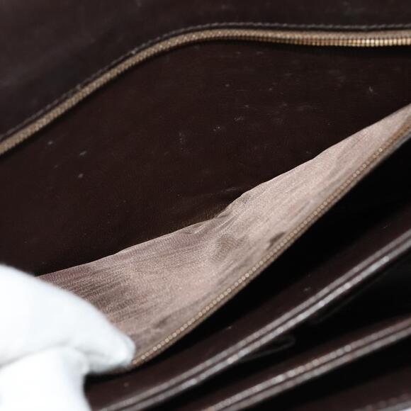 CELINE C Sulky Shoulder Bag Canvas Brown Gold - Picture 13 of 13